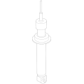 Air Shock Strut - BMW E65 E66 Rear Left (without EDC)
