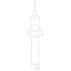 Air Shock Strut - BMW E65 E66 Rear Left (without EDC)