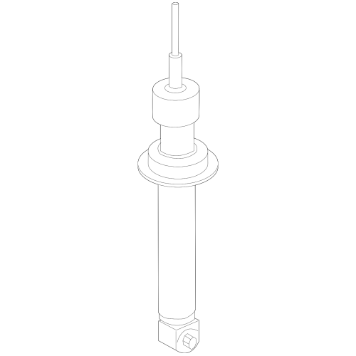 Air Shock Strut Rear Right Side for BMW 7-Series (E65, E66) with EDC