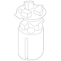MERCEDES-BENZ 4474704001 Fuel Pump Assembly