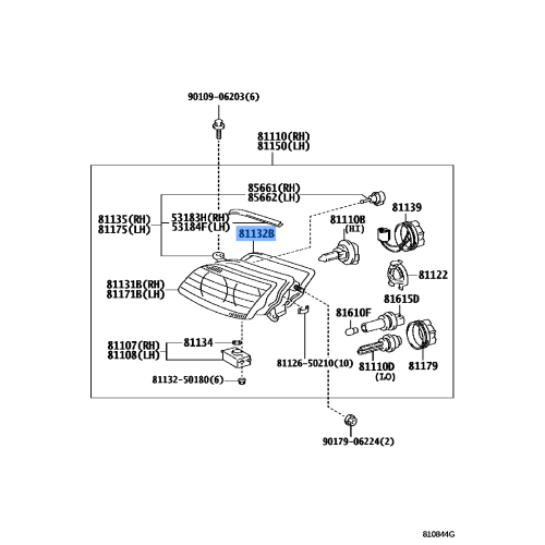 Gasket Head Lamp Lens