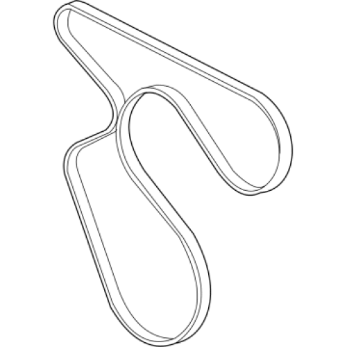 GENERAL MOTORS 12626077 V-Ribbed Serpentine Belt