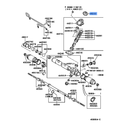 Toyota OEM Genuine CLIP, DUST COVER 45222-32010