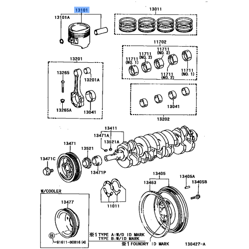 PISTON O/S 0.50