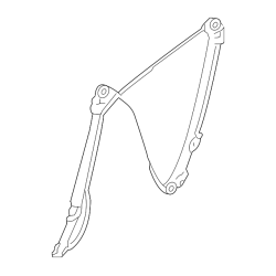 BMW X5 E70 Front Left Window Regulator (Without Motor)