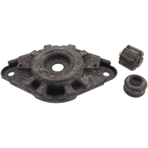 Rear shock absorber mounting