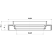 drive shaft oil seal 38.45x56.25x9x15.6