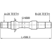 axle half shaft right 28x586.5x28