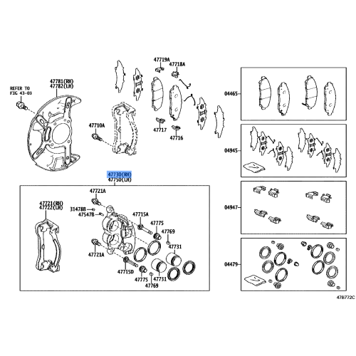 Cylinder Assy Fr Brake Rh