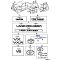 TOYOTA 75471-60040 Plate, Rear Body Name, No.1