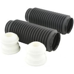 Boot with jounce bumper front shock absorber kit