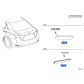 TOYOTA 81910-02180 Reflector Assy, Reflex, RH