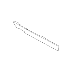 BMW F02 750i Door Wood Interior Trim Panel - Fineline High Gloss - Left