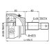 outer cv joint 29x70x30