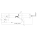 shock absorber front right gas.twin tube