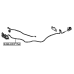 Cable assembly hood lock control