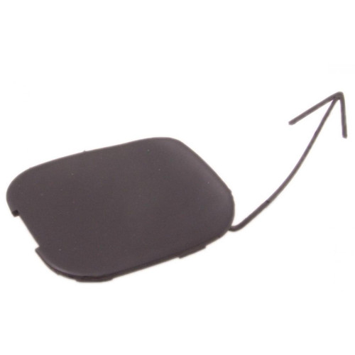 Tow hook flap, rear bumper