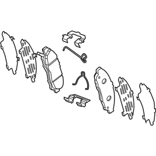 GENERAL MOTORS 85619135 Front Disc Brake Pad Kit