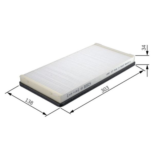 Filter, cabin air BOSCH 1987432419