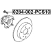 wheel stud pcs 10