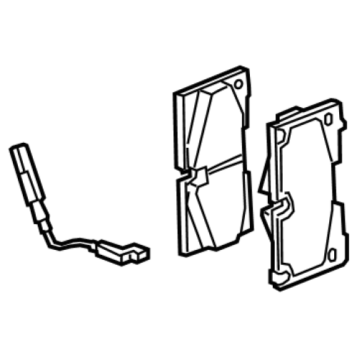 GENERAL MOTORS 85663434 Front Disc Brake Pad Kit
