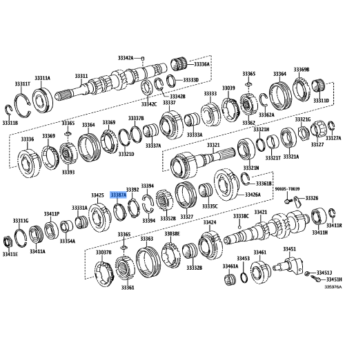 Toyota Ring Reverse 33387-26010