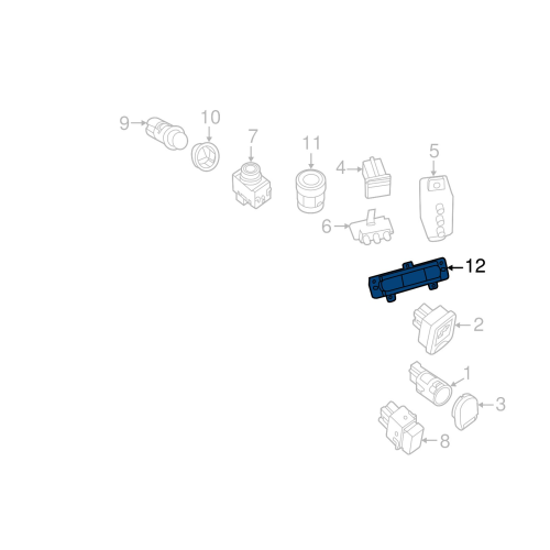 Controller-Rear Air Condi