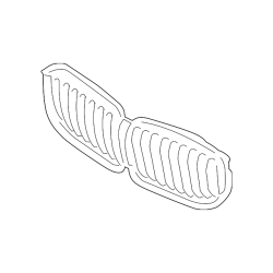 BMW 51137454887 Upper Grille