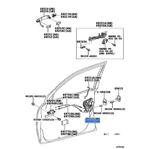 Lex Lock Assy Fr Door