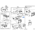 TOYOTA 58806-60080 Genuine Console Box Pocket