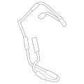 Genuine BMW Rear Disc Brake Pad Wear Sensor 34356880543