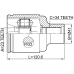 inner cv joint right 23x41x34