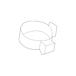 BMW Power Steering Hose Clamp 21mm - E36 E46 E9X F3X X5 328i 325i M3 640i