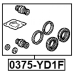 front brake caliper repair kit (set for one side)