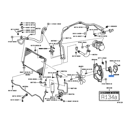 A/C Condenssor Motor