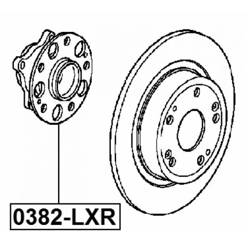 Rear wheel hub