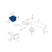BMW 22116768852 Genuine Engine Mount - Right