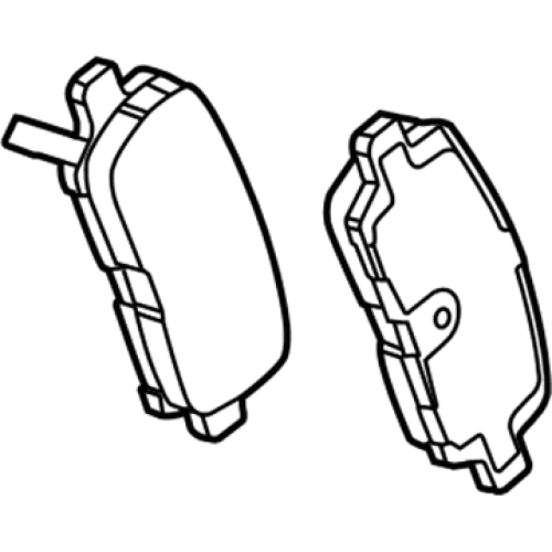 GENERAL MOTORS 85143526 Rear Disc Brake Pad Kit