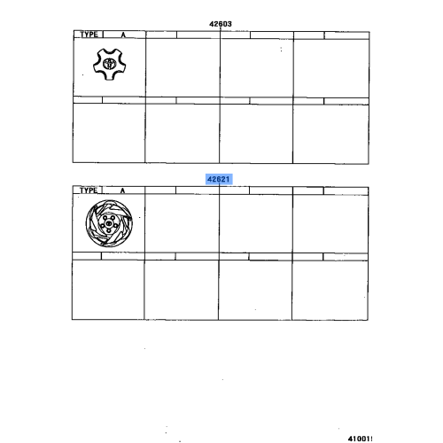 Wheel Cover Hub Cap - Toyota Yaris 13” 1999-2003 Original Parts