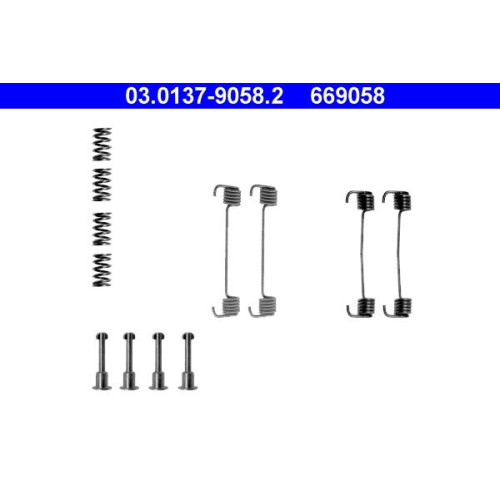 Attachment,Pad-Rear, 03013790582, ATE