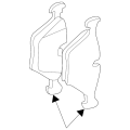 BMW Front Brake Pad Set 34116794915 JURID
