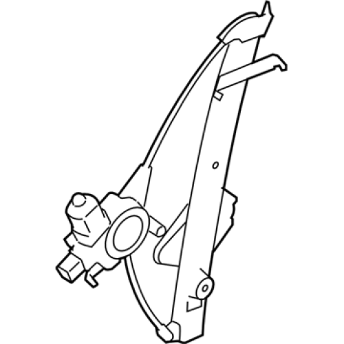 SUBARU 61042SG210 Genuine Window Regulator and Motor - Left Rear