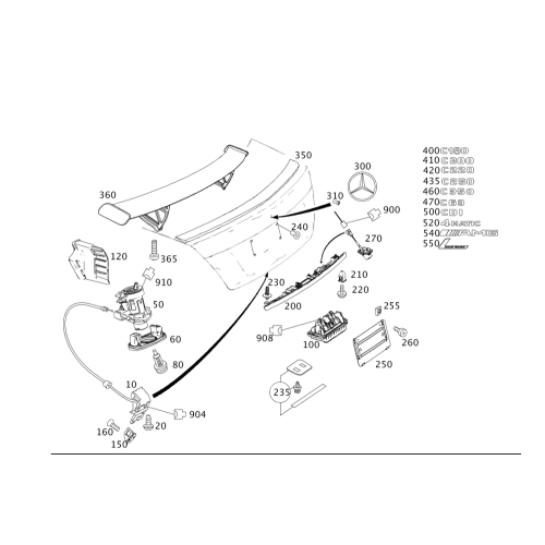 Emblem Db W204,W197/Amg(Black Series)