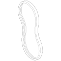 GM Water Pump, A/C Compressor, Generator & P/S Pump Serpentine Belt 88984192