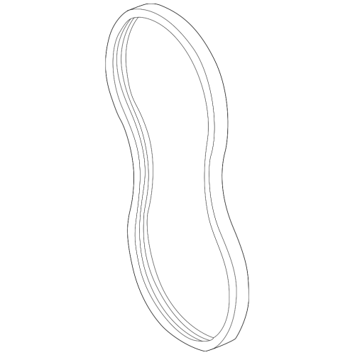 GM Water Pump, A/C Compressor, Generator & P/S Pump Serpentine Belt 88984192