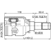 inner cv joint left 24x35x20