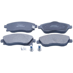 pad kit, disc brake, front - kit (including bolts, with anti squeal shim)