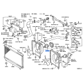 Toyota MOTOR, COOLING FAN, NO.2 16363-36120