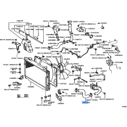 Hose, Radiator, No.1