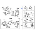 TOYOTA 04465-33240 Genuine Front Disc Brake Pad Kit